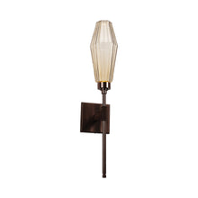 Load image into Gallery viewer, Aalto Belvedere LED Wall Light in Oil Rubbed Bronze/Bronze Glass (6.5-Inch).