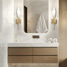 Load image into Gallery viewer, Aalto Belvedere LED Wall Light in Bathroom.