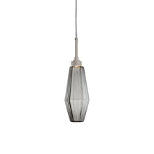 Load image into Gallery viewer, Aalto LED Pendant Light in Metallic Beige Silver/Smoke Glass (17.2-Inch).