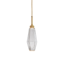 Load image into Gallery viewer, Aalto LED Pendant Light in Gilded Brass/Clear Glass (17.2-Inch).