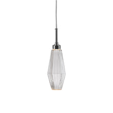 Load image into Gallery viewer, Aalto LED Pendant Light in Gunmetal/Clear Glass (17.2-Inch).
