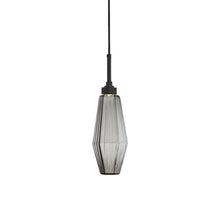 Load image into Gallery viewer, Aalto LED Pendant Light in Matte Black/Smoke Glass (17.2-Inch).