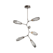 Load image into Gallery viewer, Aalto Modern Vine LED Chandelier in Satin Nickel (6-Light).