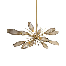 Load image into Gallery viewer, Aalto Oval Starburst LED Chandelier in Detail.