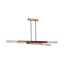 Load image into Gallery viewer, Axis LED Linear Pendant Light in Oil Rubbed Bronze.