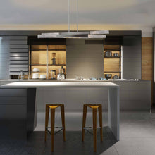 Load image into Gallery viewer, Axis LED Linear Pendant Light in dining room.