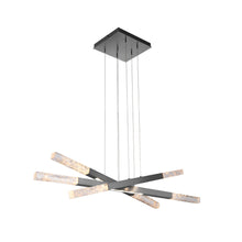 Load image into Gallery viewer, Axis Moda Triple LED Linear Pendant Light in Gunmetal.