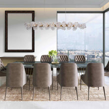Load image into Gallery viewer, Blossom LED Linear Pendant Light in dining room.
