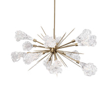 Load image into Gallery viewer, Blossom Oval Starburst LED Chandelier in Detail.