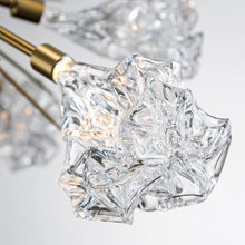 Load image into Gallery viewer, Blossom Oval Starburst LED Chandelier in Detail.