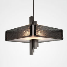 Load image into Gallery viewer, Carlyle Square Chandelier in Detail.