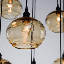 Load image into Gallery viewer, Coppa Linear Pendant Light in Detail.