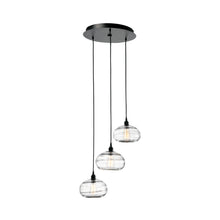 Load image into Gallery viewer, Coppa Round Multi Light Pendant Light in Detail.