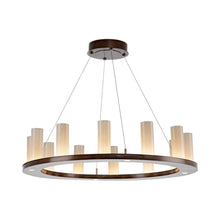 Load image into Gallery viewer, Corona Ring LED Chandelier.