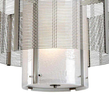 Load image into Gallery viewer, Downtown Mesh Double Drum Pendant Light in Detail.