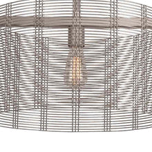 Load image into Gallery viewer, Downtown Mesh Drum Exposed Bulbs Pendant Light in Detail.
