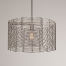 Load image into Gallery viewer, Downtown Mesh Drum Exposed Bulbs Pendant Light in Detail.