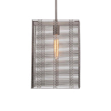 Load image into Gallery viewer, Downtown Mesh Oversized Pendant Light in Metallic/Exposed Bulb/Incandescent.