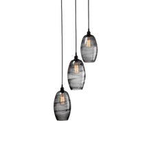 Load image into Gallery viewer, Ellisse Round Multi Light Pendant Light in Detail.