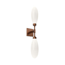 Load image into Gallery viewer, Fiori LED Wall Light in Burnished Bronze (2-Light).