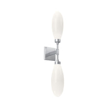 Load image into Gallery viewer, Fiori LED Wall Light in Classic Silver (2-Light).