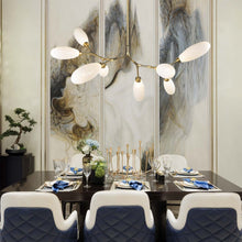 Load image into Gallery viewer, Fiori Modern Branch LED Pendant Light in dining room.
