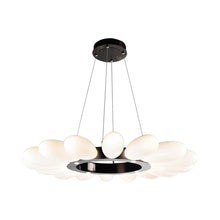 Load image into Gallery viewer, Fiori Radial Ring LED Chandelier in Oil Rubbed Bronze.