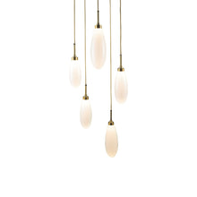 Load image into Gallery viewer, Fiori Round LED Multi Light Pendant Light in Detail.