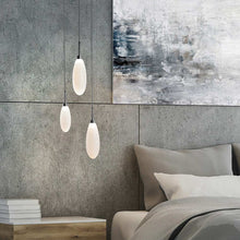 Load image into Gallery viewer, Fiori Round LED Multi Light Pendant Light in bedroom.