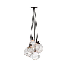 Load image into Gallery viewer, Gem Cluster LED Pendant Light in Detail.