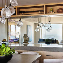 Load image into Gallery viewer, Gem Grand LED Multi Light Pendant Light in dining room.