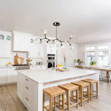 Load image into Gallery viewer, Gem Modern Branch LED Pendant Light in dining room.
