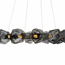Load image into Gallery viewer, Gem Radial Ring LED Chandelier in Detail.