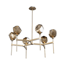 Load image into Gallery viewer, Gem Round Belvedere LED Chandelier (39-Inch).