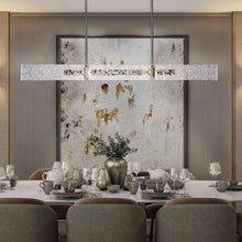 Load image into Gallery viewer, Glacier LED Linear Pendant Light in Detail.