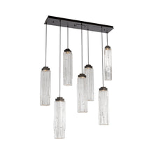 Load image into Gallery viewer, Ledgestone LED Linear Chandelier in Detail.