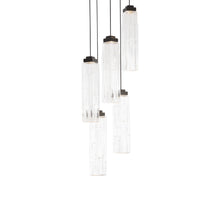 Load image into Gallery viewer, Ledgestone Round LED Multi Light Pendant Light in Detail.