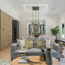 Load image into Gallery viewer, Misto Multi Light Pendant Light in dining room.