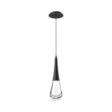 Load image into Gallery viewer, Raindrop LED Pendant Light in Matte Black.