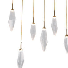 Load image into Gallery viewer, Rock Crystal LED Multi Light Pendant Light in Detail.