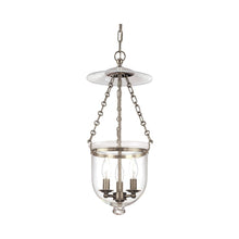 Load image into Gallery viewer, Hampton Pendant Light Small/Historic Nickel/Clear.