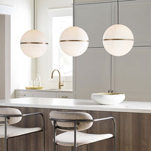 Load image into Gallery viewer, Hanea Grande LED Pendant Light in dining room.