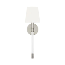Load image into Gallery viewer, Hanover Bath Wall Light in Polished Nickel.