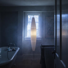 Load image into Gallery viewer, Havana Floor Lamp in bathroom.
