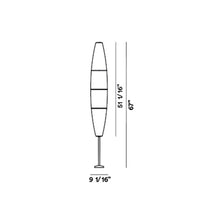 Load image into Gallery viewer, Havana Outdoor Floor Lamp - line drawing.