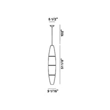 Load image into Gallery viewer, Havana Pendant Light - line drawing.