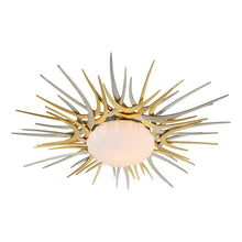 Load image into Gallery viewer, Helios LED Flush Mount Ceiling Light in Medium.