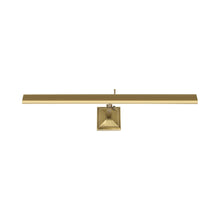 Load image into Gallery viewer, Hemmingway LED Picture Light in Large/Burnished Brass.