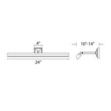 Load image into Gallery viewer, Hemmingway LED Picture Light - line drawing.