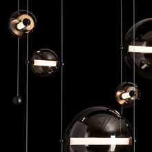 Load image into Gallery viewer, Abacus Double Linear LED Pendant Light in Detail.